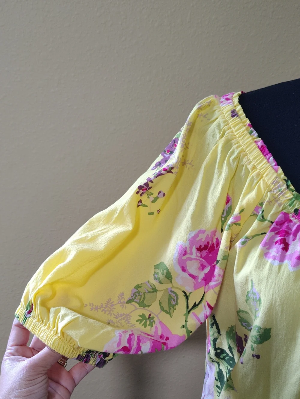 Matilda Jane Enchanted Garden In Town Peasant Floral Blouse Size S Bohemian NWT